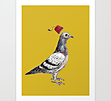Society6 Unflappable art print