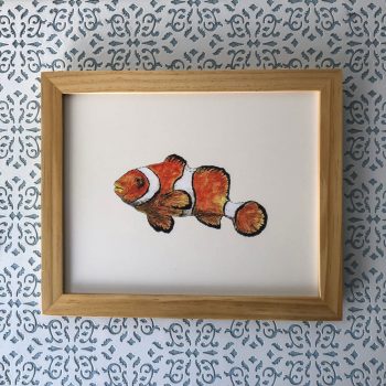 Clownfish 8x10 print at Etsy