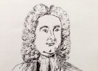 Drawing of Jonathan Swift
