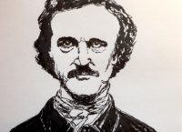 Drawing of Edgar Allan Poe