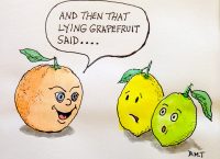 Gossiping citrus fruit